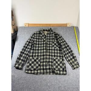 Vintage Pendleton Men's XL Virgin Wool Plaid 3 Pocket Blazer Jacket